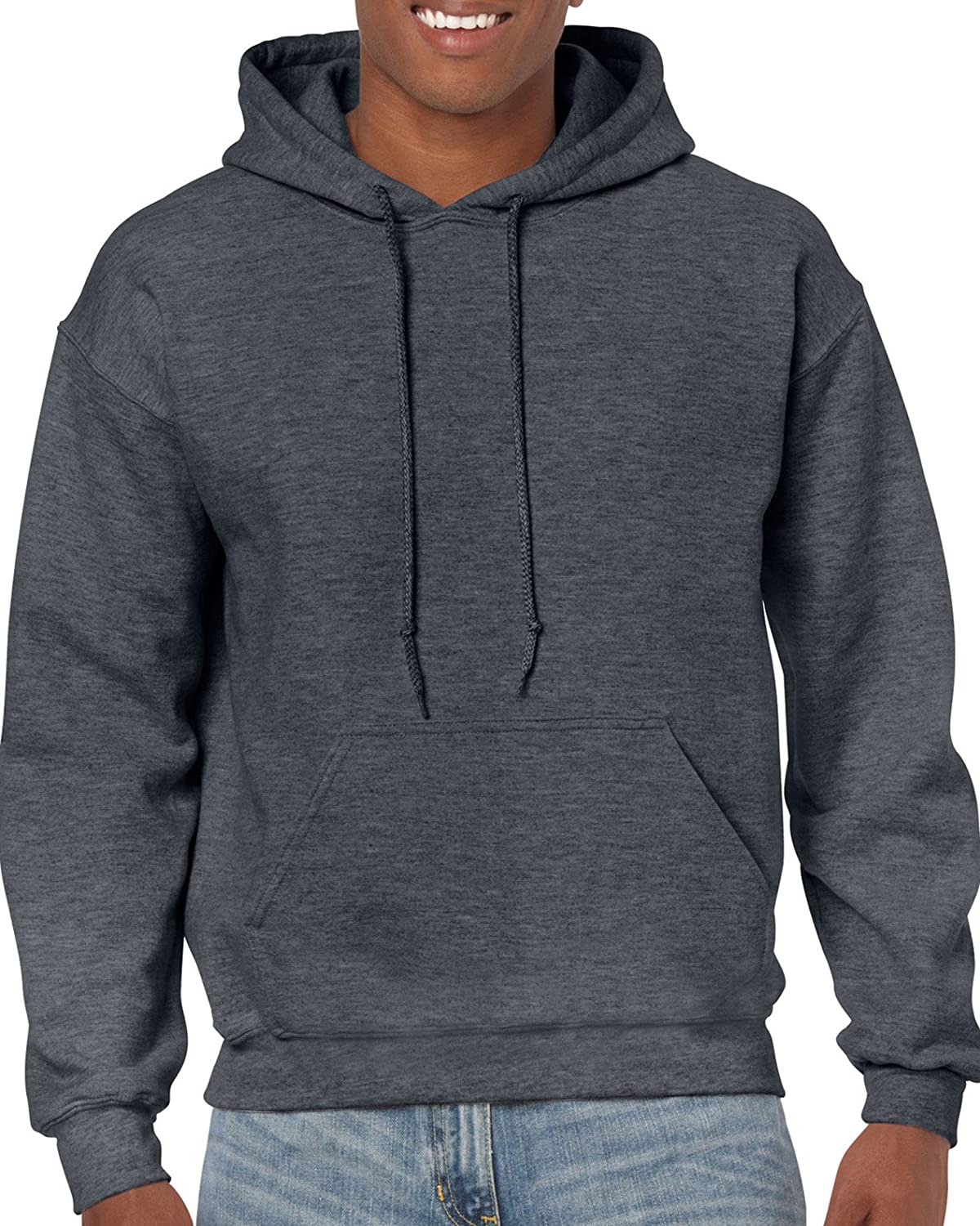Gildan Felpa Con Cappuccio In Pile Per Uomo – Opaca, Morbida E Calda, Con Tasca A Marsupio (Camicia, Taglio Classico)